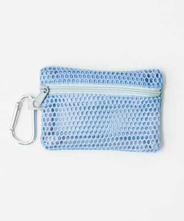 メッシュ配色ポーチ