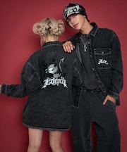 グラフィックデニムシャツ(LS)