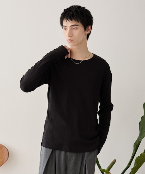 タイトフィットリブT(LS)