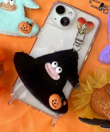 ミニトリックボウシモンスターぬいぐるみキーホルダー