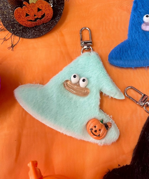 ミニトリックボウシモンスターぬいぐるみキーホルダー