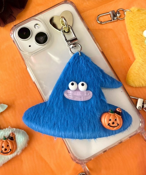 ミニトリックボウシモンスターぬいぐるみキーホルダー