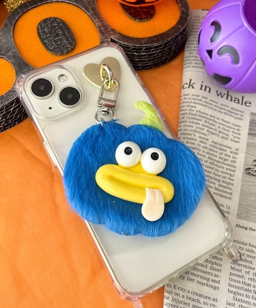 ミニぺろりんパンプキンモンスターぬいぐるみキーホルダー