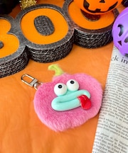 ミニぺろりんパンプキンモンスターぬいぐるみキーホルダー