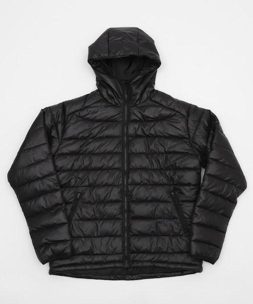 コンパクトフィットパファーフーディー