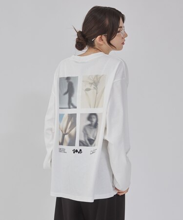 アクセ付きフォトコラージュT(LS)