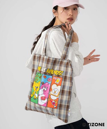 別注ZIZONEチェックトート