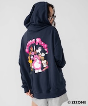 別注ZIZONEグラフィックZIPパーカー