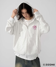 別注ZIZONEグラフィックZIPパーカー