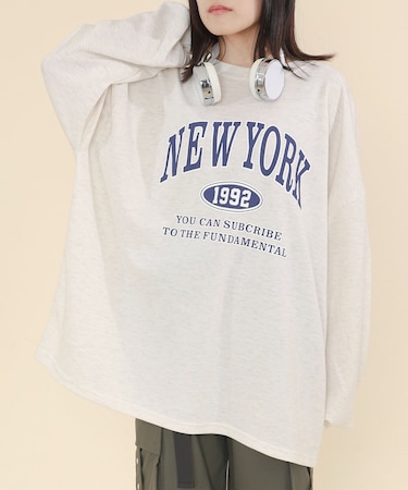 NEWYORKロゴプルオーバー