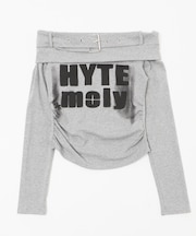 ベルトロゴオフショルTOP