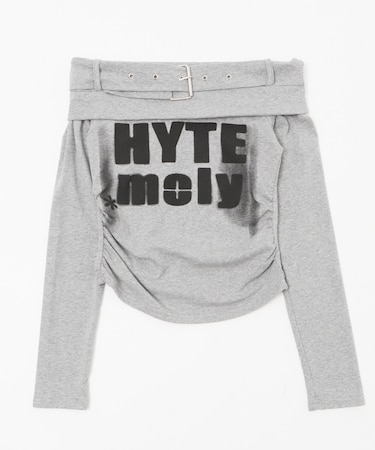 ベルトロゴオフショルTOP