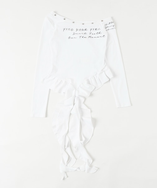 サイドテールスタッズロゴT