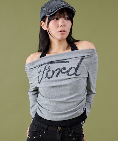 ドッキングロゴオフショルT