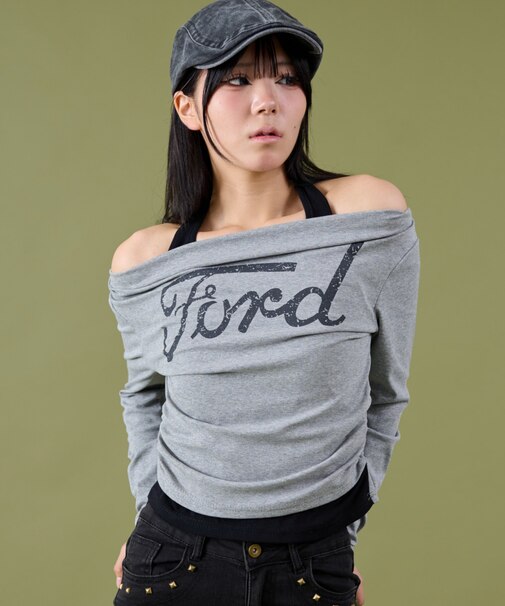 ドッキングロゴオフショルT