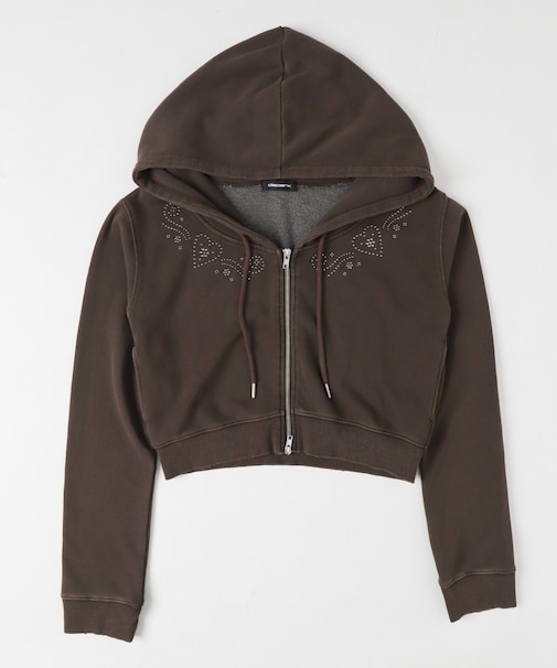 スタッズデザインWジップPK