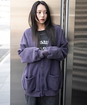 ケミカルスウェットカーディガン