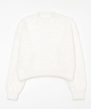 シャギーニットプルオーバー