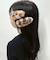 L2Pレオパードファーヘアピン