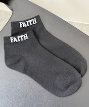 FAITHロゴショートソックス