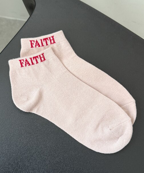 FAITHロゴショートソックス