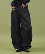 レオパクロスパッチスタッズデニム