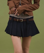 ウエストデザインプリーツスカパン