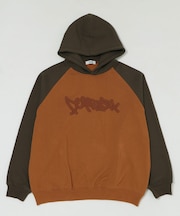 ラグランプルパーカー