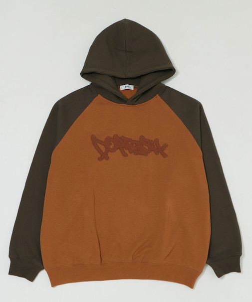 ラグランプルパーカー