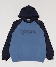 ラグランプルパーカー