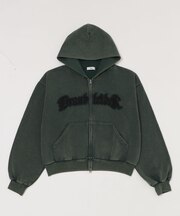 ショートグラフィックZIPパーカー