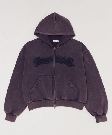 ショートグラフィックZIPパーカー