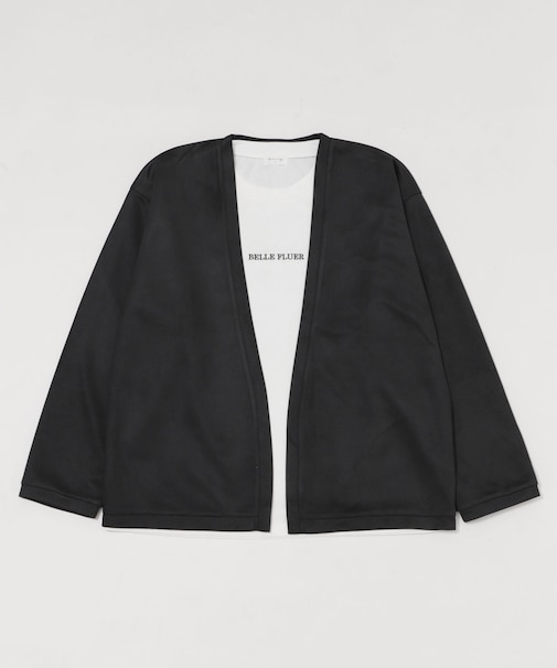 フェイクスウェードアンサンブルカーディガン