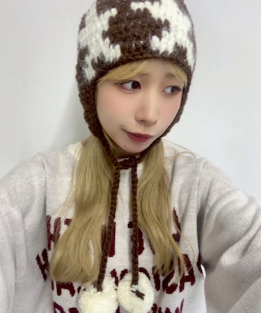 ローゲージスターニットキャップ