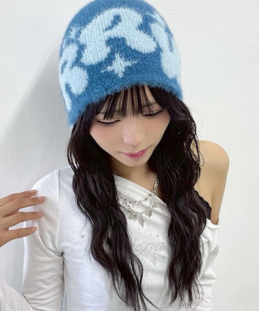 RRWロゴシャギーニットワッチ