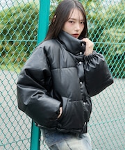 PUスタンドパファーブルゾン