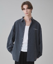 フィブリルワンポイントBIGシャツ(LS)