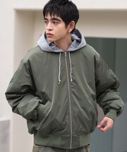 2WAYフードパファーMA-1