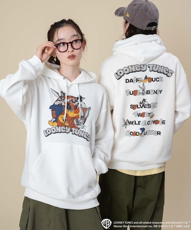 LOONEYTUNESグラフィックプルオーバー
