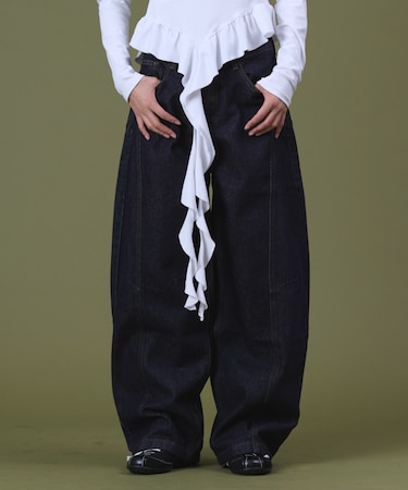 スラブカーブデニム