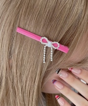 L2Pビジューリボンヘアクリップ