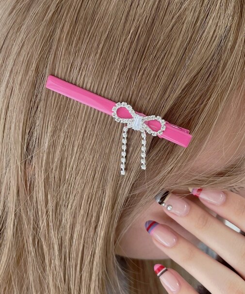 L2Pビジューリボンヘアクリップ