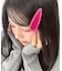 Lビジューアクリルクリップ