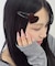 Lベロアハートパッチンピン