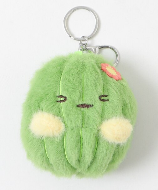 さぼてんぬいぐるみキーホルダー