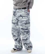 パラシュートカモフラパンツ