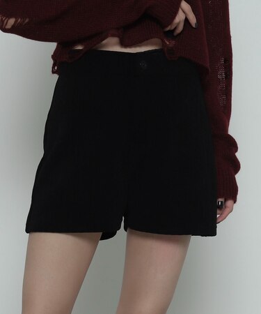 ジャガードハイウエストタイトショートパンツ