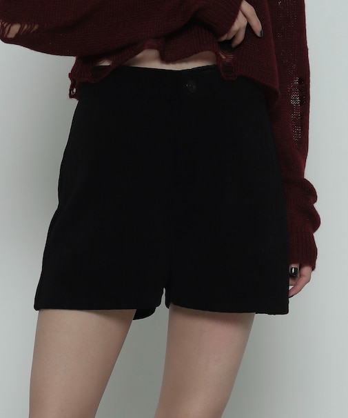 ジャガードハイウエストタイトショートパンツ