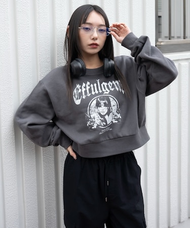 裏起毛グラフィックスウェット