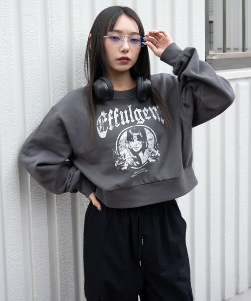 裏起毛グラフィックスウェット